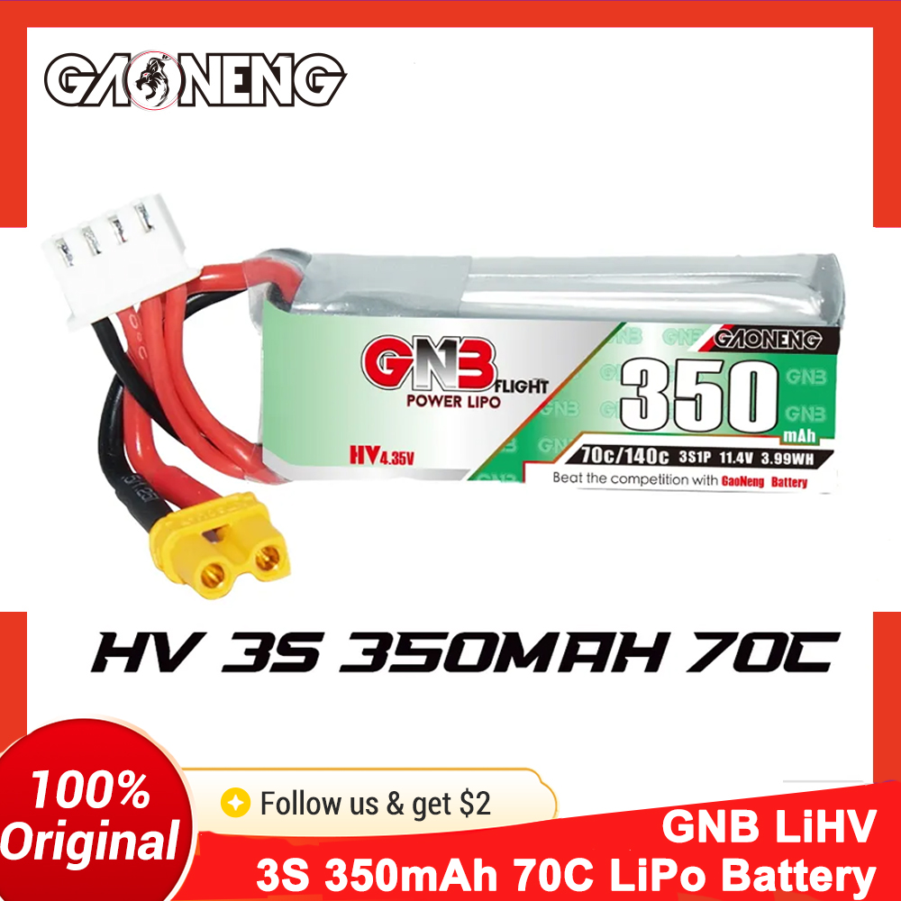 Аккумулятор LiPo Gaoneng GNB 3 – обзор и цена Fpv Drone Goggles